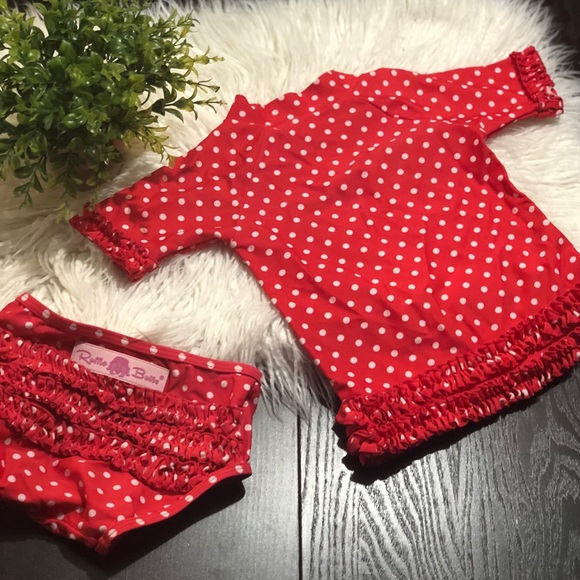 ❗️SOLD❗️🌞Baby UPF 50+ Rash Guard 2-Piece Swimsuit - Picture 6 of 8